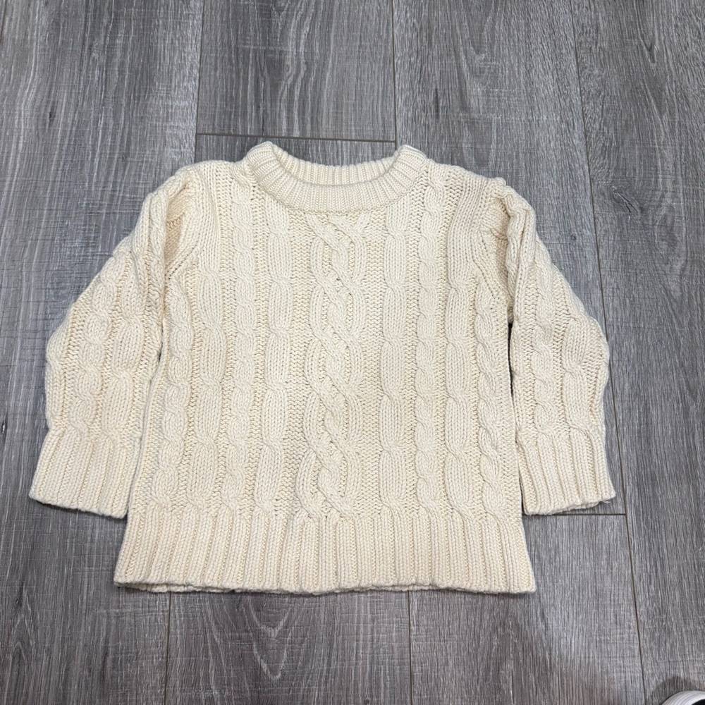 Vintage Old Navy Cream Cable Knit Sweater